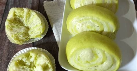 Resep Roti Mantou Mantao Mantau Pandan Bisa Dijadikan Frozen Food