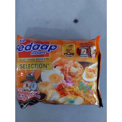 Jual MI SEDAP SINGAPORE SPICY LAKSA MIE SEDAAP SELECTION KUAH