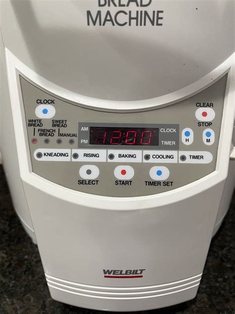 Welbilt Bread Maker The Bread Machine Abm 100 3 White Dome Top 2 Lb Loaf Size Ebay