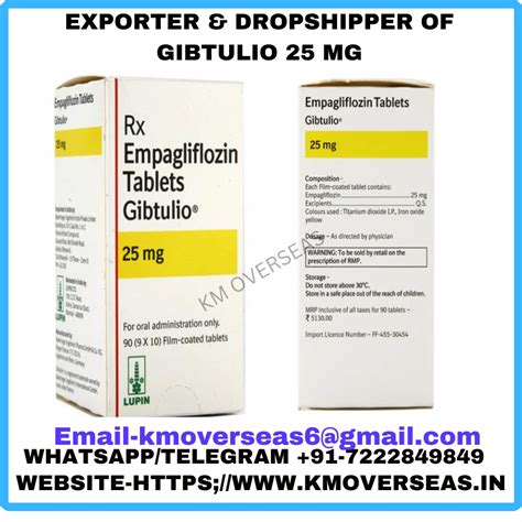 Gibtulio 25mg Empagliflozin Tablet Gibtulio 25mg Empagliflozin Tablet