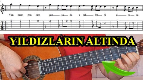 Yıldızların Altında Solo Gitar Dersi NOTA TAB YouTube