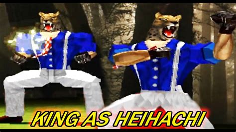 TAS King With Heihachi S Moves Gameplay Tekken 2 Arcade Version