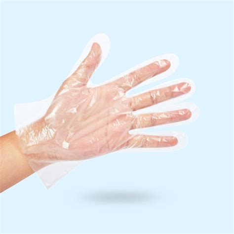 Transparent 12 Inch Disposable Plastic Hand Gloves Packet At Rs 0 25