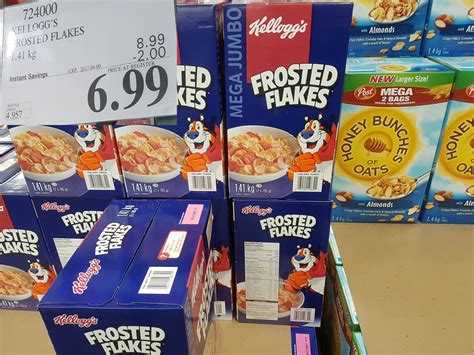 724000 Kellogg S Frosted Flakes 1 41 Kg 2 00 Instant Savings Expires On 2017 04 09 6 99 Costco