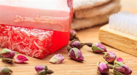 Premium Photo Handmade Soap Bars On Wooden Background