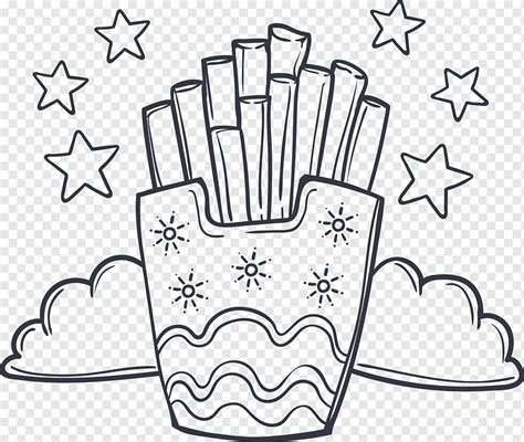 Mcdonalds French Fries Coloring Pages Coloring Pages