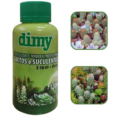 Fertilizante Mineral Misto Dimy Cactos E Suculentas Ml