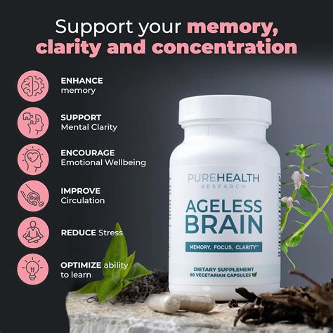 Purehealth Research F Rmula De Apoyo De Memoria Cerebral Sin Edad Y