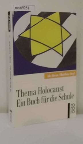 Thema Holocaust Buch Schule Zvab