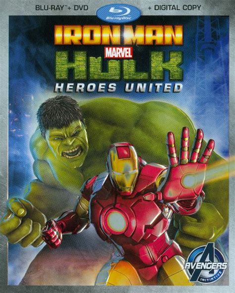 Best Buy Iron Man Hulk Heroes United Discs Includes Digital