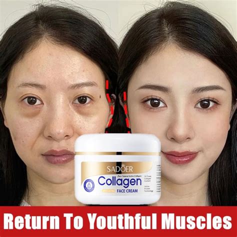 SADOER Original Collagen Face Cream Moisturizing Anti Wrinkle Anti