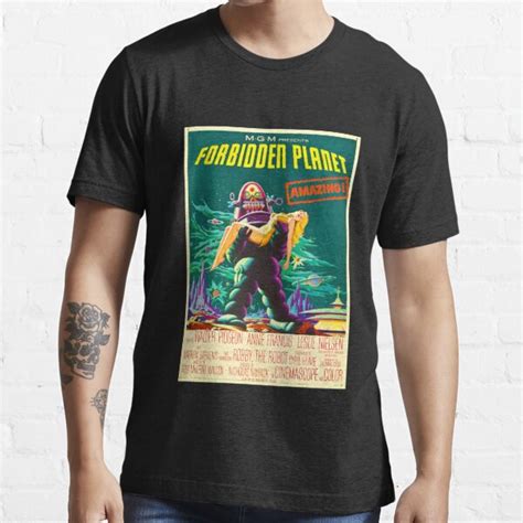 Forbidden Planet 1956 Movie Poster T Shirt For Sale By Akbangar