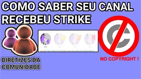 Como Saber Se O Seu Canal Recebeu Strike Da Diretrizes Da Comunidade