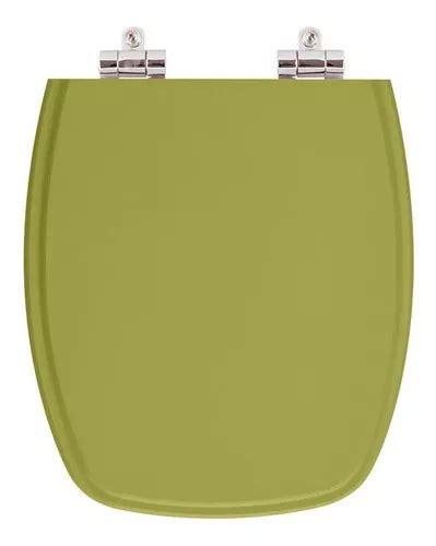 Asiento Para Inodoro Pontto Lavabo Stylus Stylus De Mdf Verde Itapua