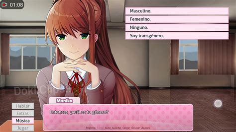 Que Pasa Cuando Le Dices A Monika Que Eres Transgénero DDLC Monika