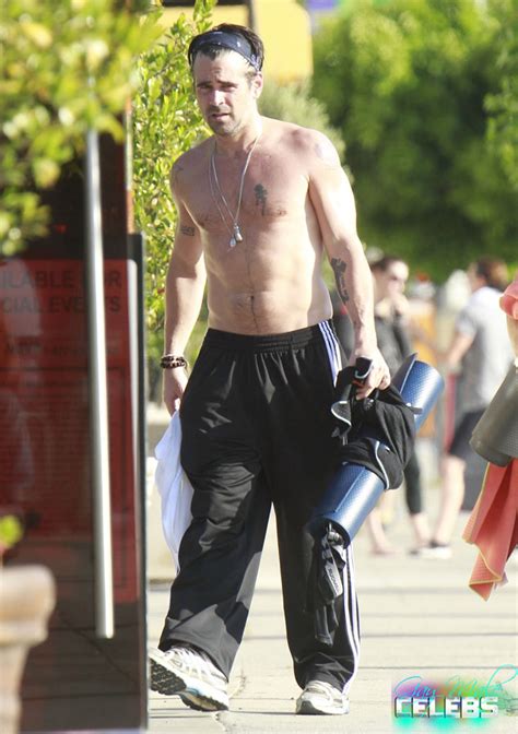 Colin Farrell Paparazzi Shirtless Photos Naked Male Celebrities