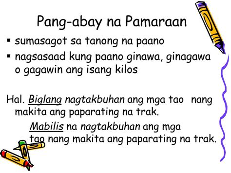 Halimbawa Ng Pang Abay Na Panggaano Sa Pangungusap Araling Panlipunan