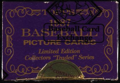 Topps Traded Tiffany Baseball Sealed Set Bbce Auth Weekly Sunday