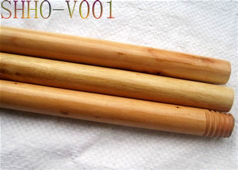 Varnished Wooden Broom Stick Shho V001 China Varnished Wooden Mop