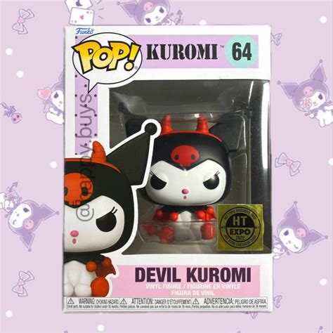 33 Sale Funko Sanrio Pop Devil Kuromi Vinyl Figure 2022 Ht Expo Exclusivehot Topicsanrio