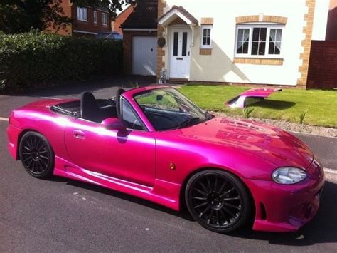 Pink Miata / Mazda MX5 Miata is matte Pink in China - CarNewsChina.com ...