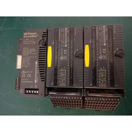 Set Of Ge Fanuc Versamax Plc Power Supply And I O Module