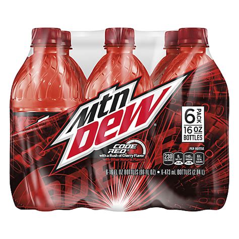 Mountain Dew Code Red Bottle