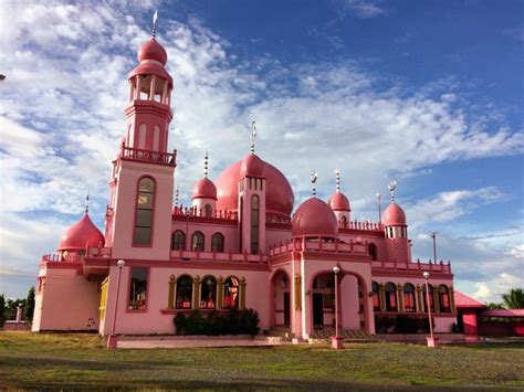 Visiting The Dimaukom Mosque Also Known As The Pink Mosque In