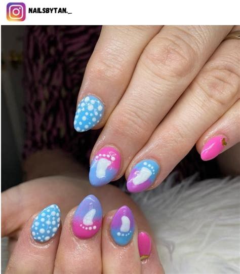 56 Gender Reveal Nail Ideas For 2024 Nerd About Town