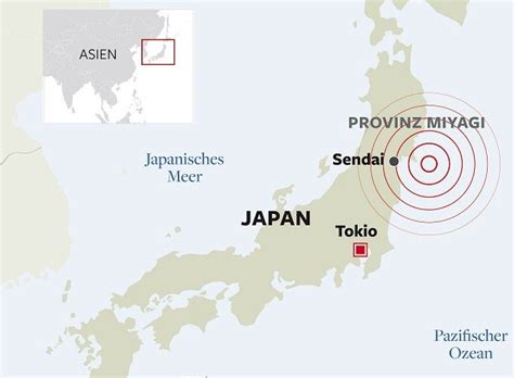 Tsunami Warnung Nach Schwerem Erdbeben In Japan Erdver Nderungen