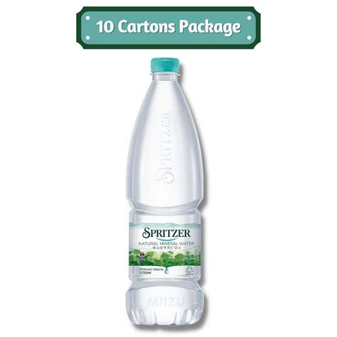 Miizu Spritzer Natural Mineral Water 12x125l 10 Cartons Package