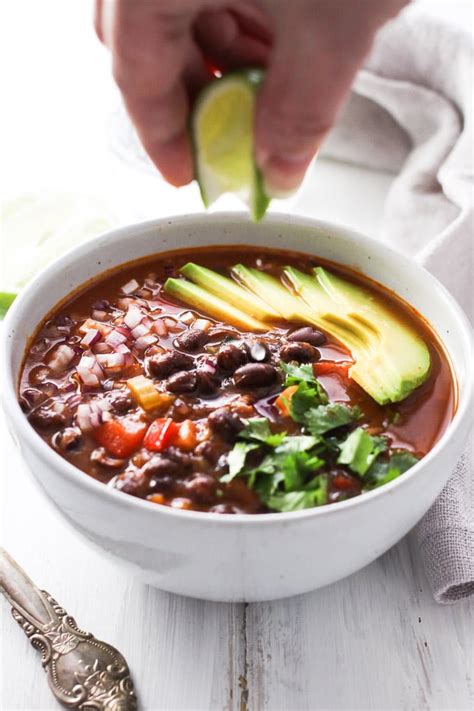 Canned Black Bean Soup Quick And Easy Recipe