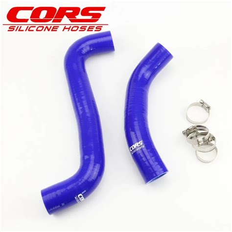 Silicone Intercooler Turbo Radiator Heater Hose Kit 2Pcs For Subaru