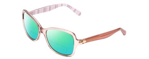 Kate Spade Ayleen Womens Polarized Bifocal Sunglasses In Pink Crystal White 56mm Speert