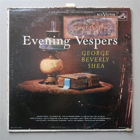 George Beverly Shea Evening Vespers Vinyl Lp Rca Vg Depop