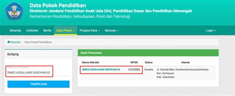 Apa Itu Akreditasi Sekolah Dan Cara Cek Akreditasi Sekolah Online E