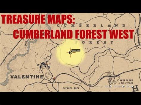 Treasure Maps Cumberland Forest West Red Dead Online Treasure Map