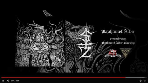 Satanize Baphomet Altar Worship Lyric Video Youtube