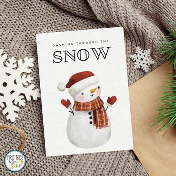 50 Printable Christmas Cards - Holiday Cards - Thank You Cards | TPT