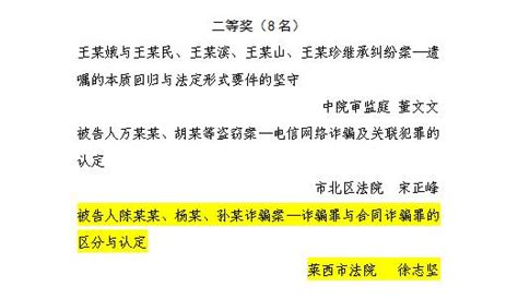 【喜报】莱西法院多篇裁判文书、优秀案例获奖澎湃号·政务澎湃新闻 The Paper