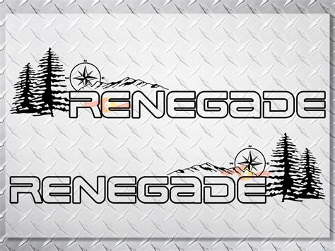 Pair Jeep Wrangler Renegade Off Road Vinyl Hood Decals