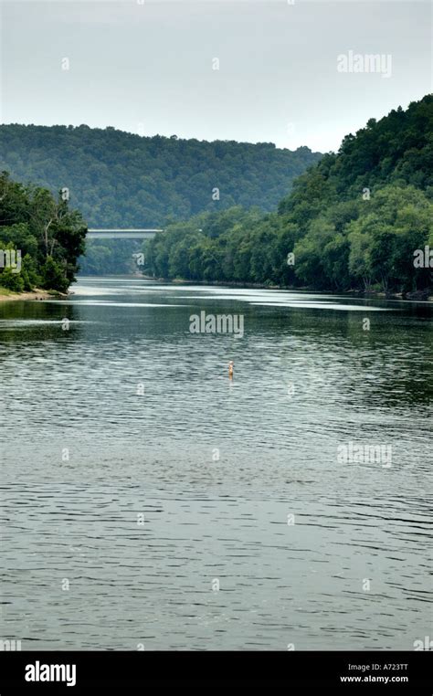 Kentucky River at historic site of Fort Boonesborough Kentucky USA Stock Photo - Alamy