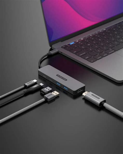 Usb C In Multiport Adapter Sitecom Cn Hifi Lu