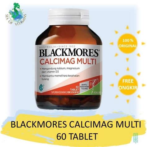 Jual Blackmores Calcimag Multi 60 Tablet Vitamin Tulang Dan Sendi