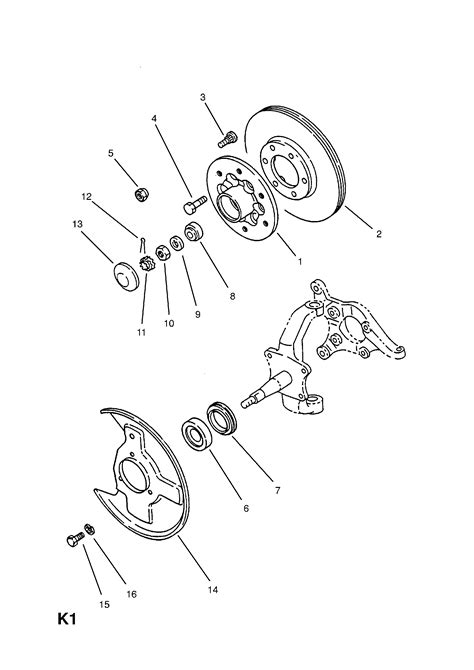 Opel CAMPO Front Hub Opel EPC Online Nemigaparts