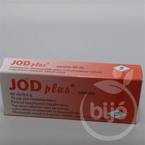 Selenium jód plus tabletta 60 db Webáruház bijo hu