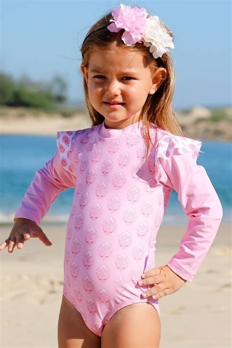 Baby Girls Sun Suit Long Sleeve