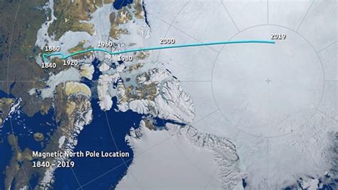 Why Is Earths Magnetic North Pole Drifting So Rapidly Earth Earthsky