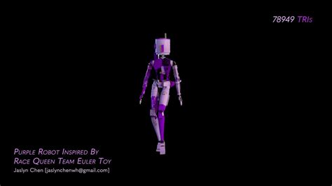 Artstation Purple Robot