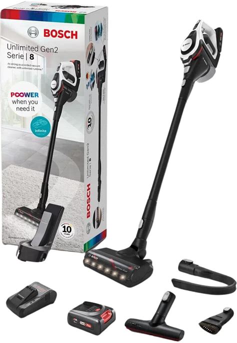 Odkurzacz Pionowy Bosch Serie 8 BSS8224 W Max Kuchnie